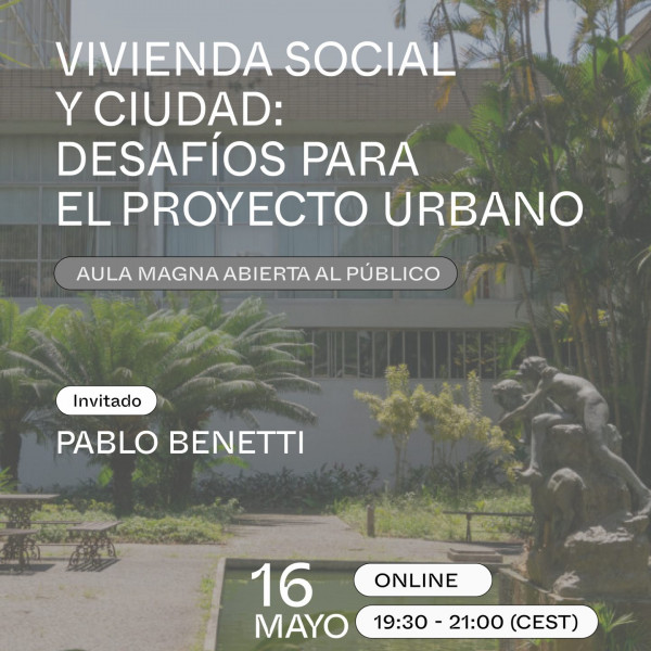 Palestra Online – IAAC Barcelona, Prof. Pablo Benetti